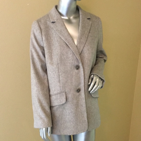 TALBOTS | Brushed Italian Wool Long Blazer - Picture 6 of 12